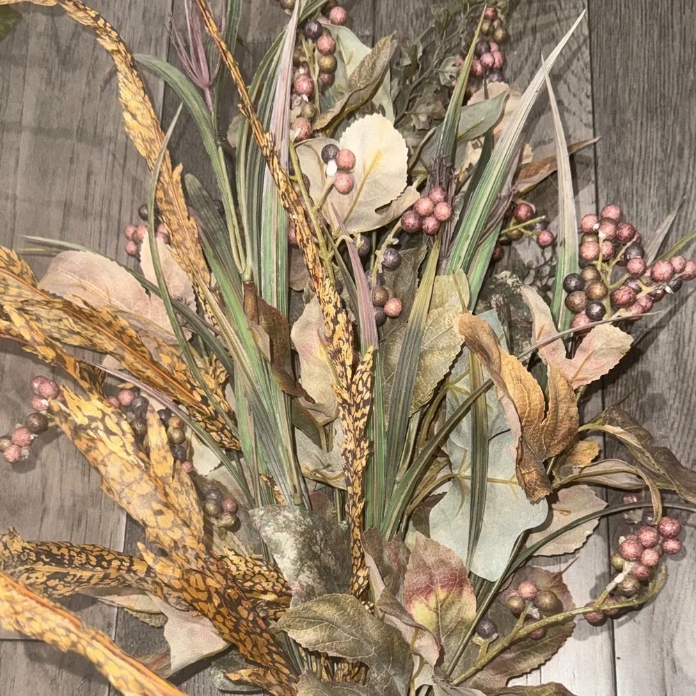 Artificial Green and Brown Leaf branches